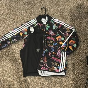 Floral Adidas Tracksuit